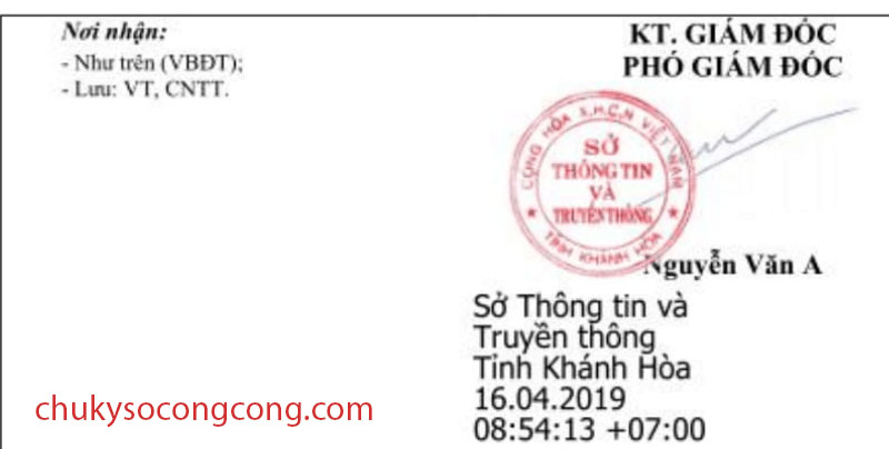 mau chu ky ca nhan trong doanh nghiep