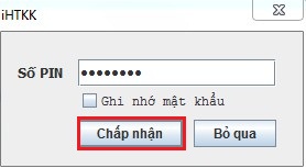 nhap ma pin usbtoken